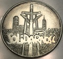 100000 zł złotych 1990 Solidarność TYP A uncja 1 oz SREBRO