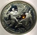 10 zł złotych 2002 Korea Japonia Mistrzostwa w Piłce Nożnej BURSZTYN SREBRO