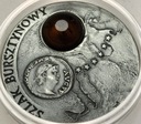 20 zł złotych 2001 Szlak Bursztynowy BURSZTYN SREBRO RZADKA (2)