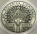 20 zł złotych 2009 GETTO 65 rocznica likwidacji Getta w Łodzi SREBRO