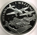 10 zł złotych 2009 Wieluń 1 września 1939 SREBRO