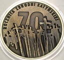 10 zł złotych 2010 KATYŃ 70 rocznica Zbrodni Katyńskiej SREBRO