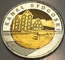 5 zł złotych 2015 Kanał Bydgoski Odkryj Polskę