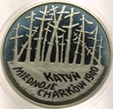 20 zł złotych 1995 Katyń Miednoje Charków SREBRO