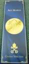 zestaw 5x medal 2017 Ave Maria Civitas Vaticana 50 mm platerowanych Au
