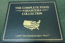 zestaw 50x 1 4 dolara qurter dollar 1999-2008 STANY USA mapa Franklin Mint