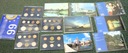 zestaw Holandia Niderlandy 12x rocznik monet 1976-1999 guldeny centy set