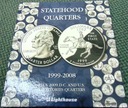 zestaw USA 46x 1 4 dolara qurter dollar 1999-2008 STANY USA album klaser