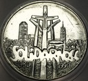 100000 zł złotych 1990 Solidarność TYP A uncja 1 oz SREBRO