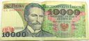 1988 10000 zł złotych Wyspiański, seria CE