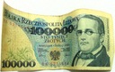 1990 100000 zł złotych Moniuszko seria BK