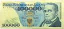 1990 100000 zł złotych Moniuszko seria BL