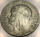 5 zł złotych 1932 Głowa Kobiety Polonia Jadwiga Babka SREBRO