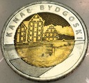 5 zł złotych 2015 Kanał Bydgoski Odkryj Polskę