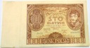 1934 100 zł, Sto Złotych, Ser. CO (nr 1)