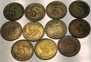 zestaw 11x 5 zł 1975-1986 MOSIĄDZ