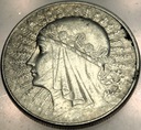 10 zł złotych 1932 Głowa Kobiety Polonia Jadwiga Babka SREBRO