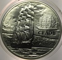 Białoruś 20 Rubli 2008 SEDOV Żaglowce SREBRO