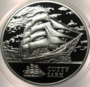 Białoruś 20 Rubli 2011 CUTTY SARK Żaglowce SREBRO
