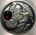 Szlak Bursztynowy 1 dolar 2011 Gdańsk LUSTRZANA SREBRO