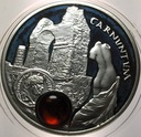 Szlak Bursztynowy 1 dolar Niue 2011 Carnuntum LUSTRZANA SREBRO