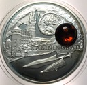 Szlak Bursztynowy 1 dolar Niue 2011 Kaliningrad LUSTRZANA SREBRO