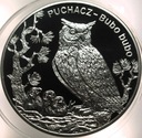 20 zł złotych 2005 Puchacz Zwierzęta Świata SREBRO