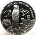 20 zł złotych 2006 Świstak Zwierzęta Świata SREBRO
