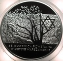 20 zł złotych 2008 Getto 65 rocznica Powstania w Getcie Warszawskim SREBRO