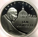 10 zł złotych 2005 Jan Paweł II 1920 2005 SREBRO