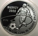 10 zł złotych 2006 Niemcy Mistrzostwa Świata FIFA HOLOGRAM SREBRO