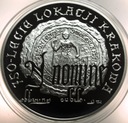 10 zł złotych 2007 KRAKÓW 750-lecie lokacji Krakowa SREBRO