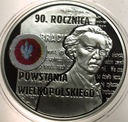 10 zł złotych 2008 Powstanie Wielkopolskie Paderewski SREBRO