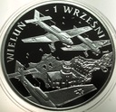 10 zł złotych 2009 Wieluń 1 września 1939 SREBRO