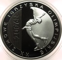 10 zł złotych 2006 Turyn Igrzyska Olimpiada Łyżwiarstwo SREBRO