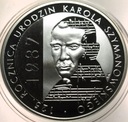 10 zł złotych 2007 Karol Szymanowski SREBRO