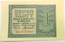 1941 1 zł Jeden Złoty, seria BB