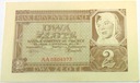 1941 2 zł, Dwa Złote, Seria AA