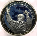 20 zł złotych 2011 Beatyfikacja Jana Pawła II SREBRO