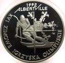 200000 zł złotych 1991 Albertville Olimpiada 1992 SREBRO