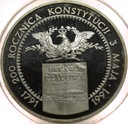 200000 zł złotych 1991 Konstytucja 3 Maja SREBRO