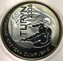 10 zł złotych 2006 Turyn Igrzyska Olimpiada Snowboard SREBRO