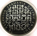 10 zł złotych 2007 ENIGMA 75 rocznica złamania szyfru Enigmy SREBRO