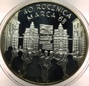 10 zł złotych 2008 MARZEC 1968 40 rocznica marca '68 SREBRO