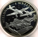 10 zł złotych 2009 Wieluń 1 września 1939 SREBRO
