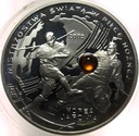10 zł złotych 2002 Korea Japonia Mistrzostwa w Piłce Nożnej BURSZTYN SREBRO