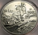 10 zł złotych 2003 10 lat WOŚP Wielka Orkiestra Świątecznej Pomocy SREBRO
