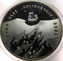 10 zł złotych 2005 NSZZ Solidarność 1980 2005 SREBRO