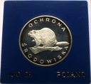 100 zł złotych 1978 BÓBR Ochrona Środowiska SREBRO