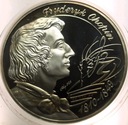 Medal Fryderyk CHOPIN Wielcy Polacy SREBRO